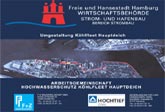 Bauschild Hamburg Finkenwerder mit Satellitenfoto, Ansicht vergrößern