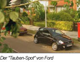 Virales Guerilla TV: Ford Tauben-Spot